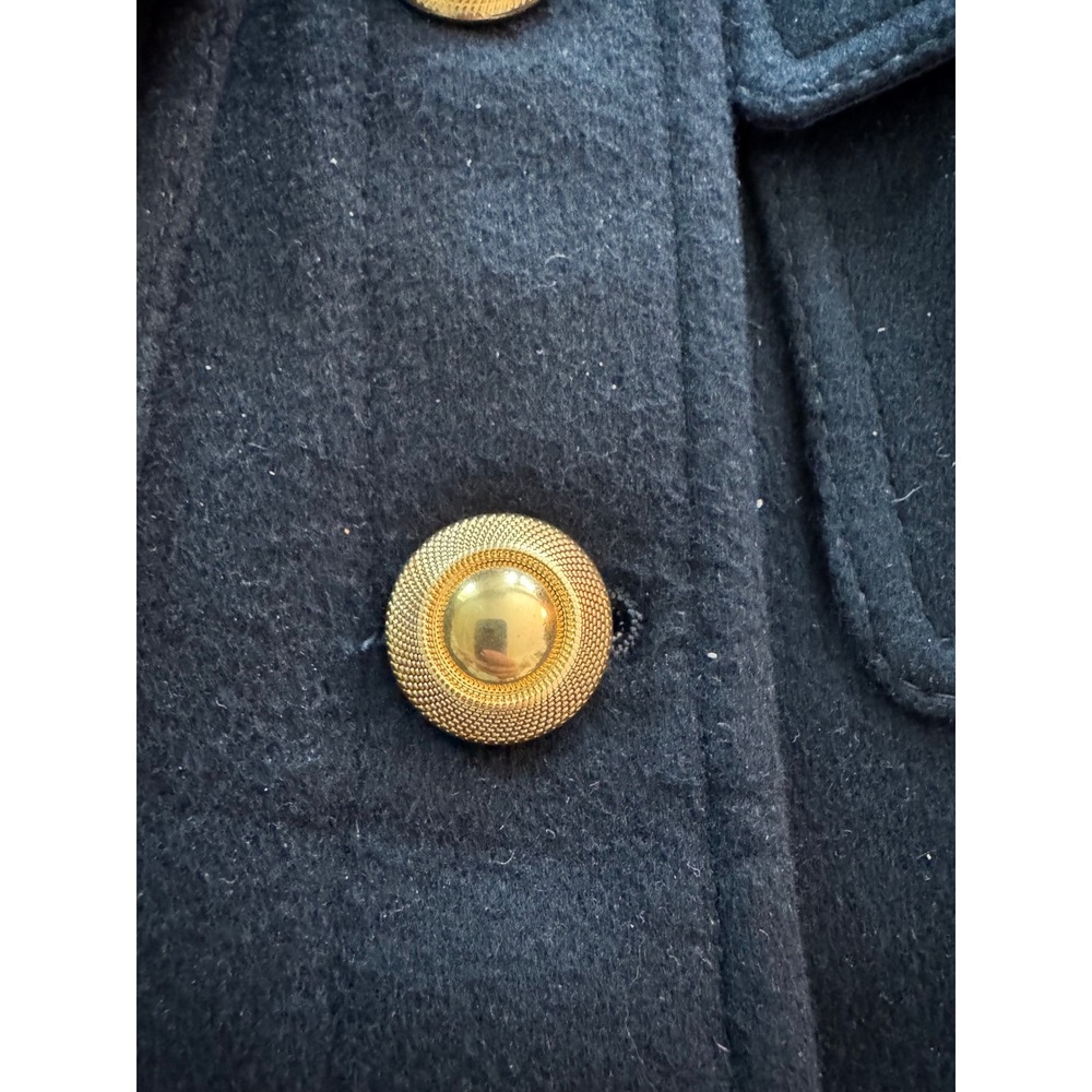 Tom Ford Midnight Blue Wool Military Cropped Jacket Gold Buttons CS1257 Size 36 - Picture 8 of 16